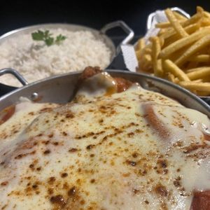 imagem do produto Filé a Parmegiana + arroz + fritas