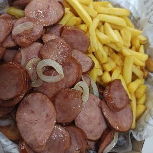 imagem do produto Combo 13 (Fritas com calabresa + bacon )