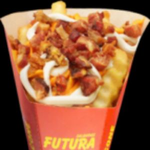 imagem do produto Cone de batata Frita cheddar e bacon 