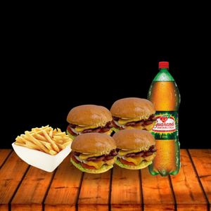 imagem do produto 4 X CALABRESA + 250G BATATA + GUARANÁ 2 L