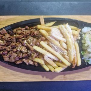 imagem do produto Porção de tripa, BOVINA com frita e vinagrete 