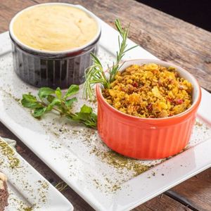 imagem do produto FAROFA ARABE + UM MOUSSELINE  DE BATATA BAROA