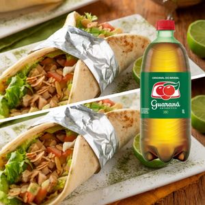 imagem do produto DOIS LANCHES KEBAB`S + UM GUARANA DE 1 LITRO