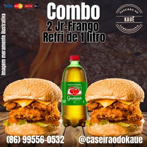 imagem do produto Combo Casal(Jr-Refri 1L) 👩‍❤️‍👨✳️