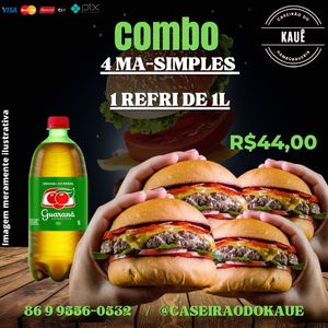 imagem do produto Combo Quádruplo(Ma-Refri 1L) 👨‍👩‍👧‍👦 ✳️