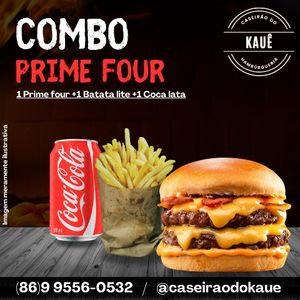 imagem do produto Combo Prime Four(Prime 4-B8-coca lata) 😎