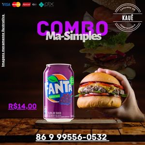 imagem do produto Combo Individual(Ma-fanta uva)😎 🍇