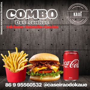 imagem do produto Combo Dos Sonhos(Nk-B8-Coca lata) 🍟😎