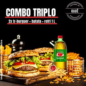imagem do produto Combo Triplo(2 Tr-B8-Refri 1L) 🍔✳️
