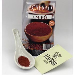 imagem do produto Açafrão em Pó  sache c/1mg. Importado - Espanha