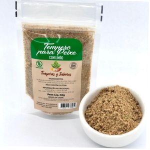 imagem do produto Tempero p/Peixe c/Limão sache c/50g.
