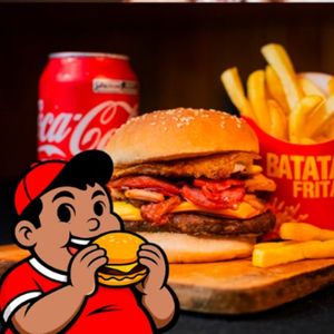 imagem do produto COMBO 02  1 X-BACON + 1 BATATA + 1 REFRI- GERANTE (LATA) 