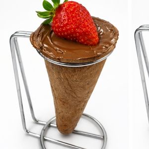 imagem do produto pizza cone Nutella com morango
