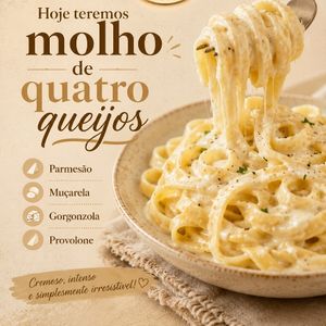 imagem do produto Talharim ao molho 4 queijos 