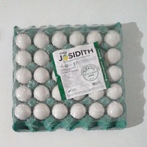 imagem do produto Cartela C/ 30 unids de ovos branco 