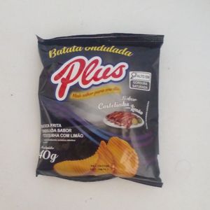 imagem do produto Batata Plus sabor costelinha c/limao 40 g