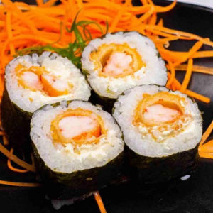 imagem do produto Hossomaki salmão empanado (10 unidades)