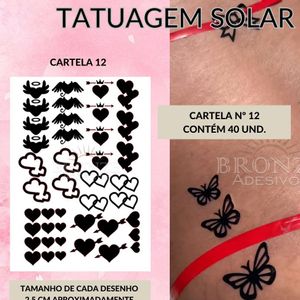 imagem do produto TATUAGEM SOLAR FOLHA A4 N 12