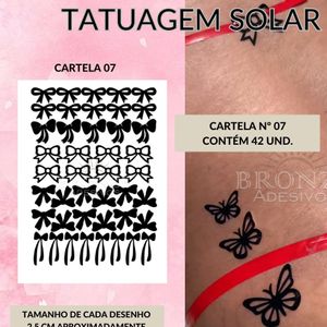 imagem do produto TATUAGEM SOLAR FOLHA A4 N07