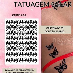 imagem do produto TATUAGEM SOLAR FOLHA A4 N35