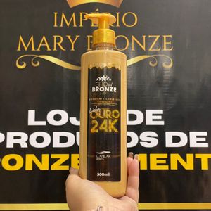 imagem do produto HIDRANTE E ILUMINADOR OURO 24K 500ML