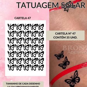 imagem do produto TATUAGEM SOLAR FOLHA A4 N 47