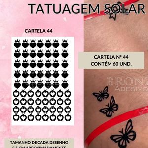 imagem do produto TATUAGEM SOLAR FOLHA A4 N°44