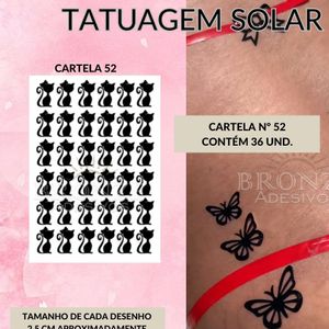 imagem do produto TATUAGEM SOLAR FOLHA A4 N 52