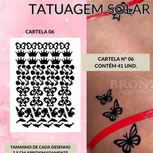 imagem do produto TATUAGEM SOLAR FOLHA A4 N06