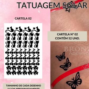 imagem do produto TATUAGEM SOLAR FOLHA A4 N 02