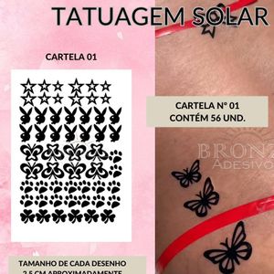 imagem do produto TATUAGEM SOLAR FOLHA A4 N01