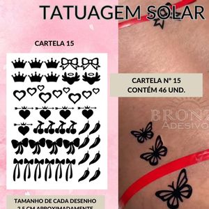 imagem do produto TATUAGEM SOLAR FOLHA A4 N15