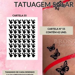 imagem do produto TATUAGEM SOLAR FOLHA A4 N55