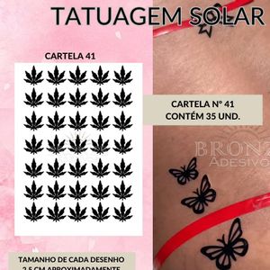 imagem do produto TATUAGEM SOLAR FOLHA A4 N°41