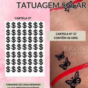 imagem do produto TATUAGEM SOLAR FOLHA A4 N°37