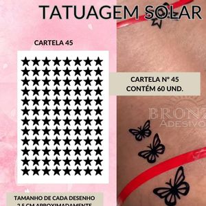 imagem do produto TATUAGEM SOLAR FOLHA A4 N45