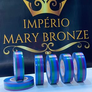 imagem do produto FITA AZUL ESTAMPADA DERCOBRONZE