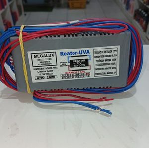 imagem do produto REATOR MEGALUX UVA 2X100W 127V