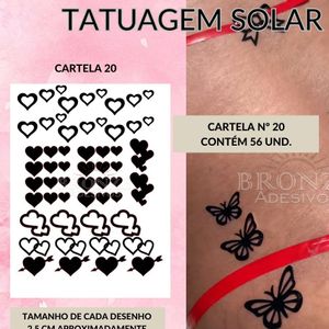 imagem do produto TATUAGEM SOLAR FOLHA A4 N°20