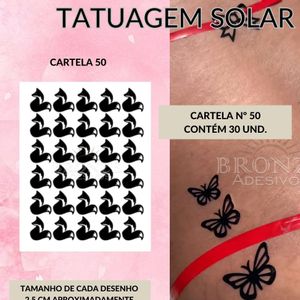 imagem do produto TATUAGEM SOLAR FOLHA A4 N°50