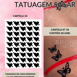 imagem do produto TATUAGEM SOLAR FOLHA A4 N°34
