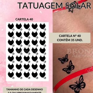 imagem do produto TATUAGEM SOLAR FOLHA A4 N°40