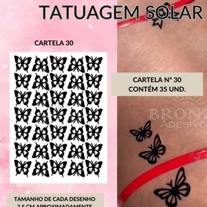 imagem do produto TATUAGEM SOLAR FOLHA A4 N30