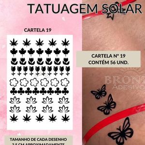 imagem do produto TATUAGEM SOLAR FOLHA A4 N°19
