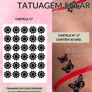 imagem do produto TATUAGEM SOLAR FOLHA A4 N1