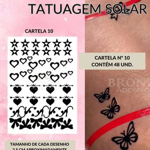 imagem do produto TATUAGEM SOLAR FOLHA A4 N1O