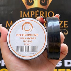 imagem do produto FITA PRETA CORTADA DECORBRONZE 9/9