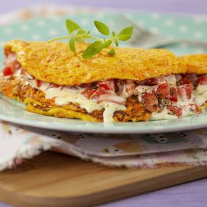 imagem do produto Crepioca recheada com carne seca e queijo