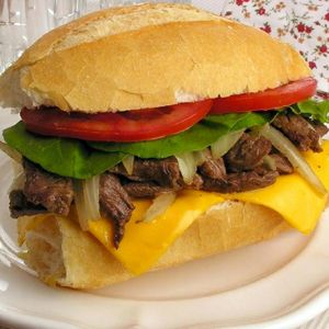 imagem do produto Sanduíche com carne seca.