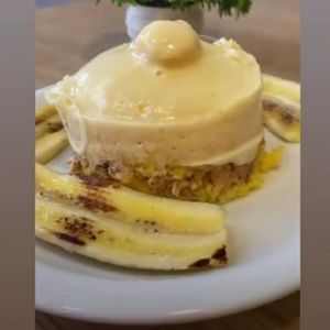 imagem do produto Cuzcuz com frango, queijo e banana frita